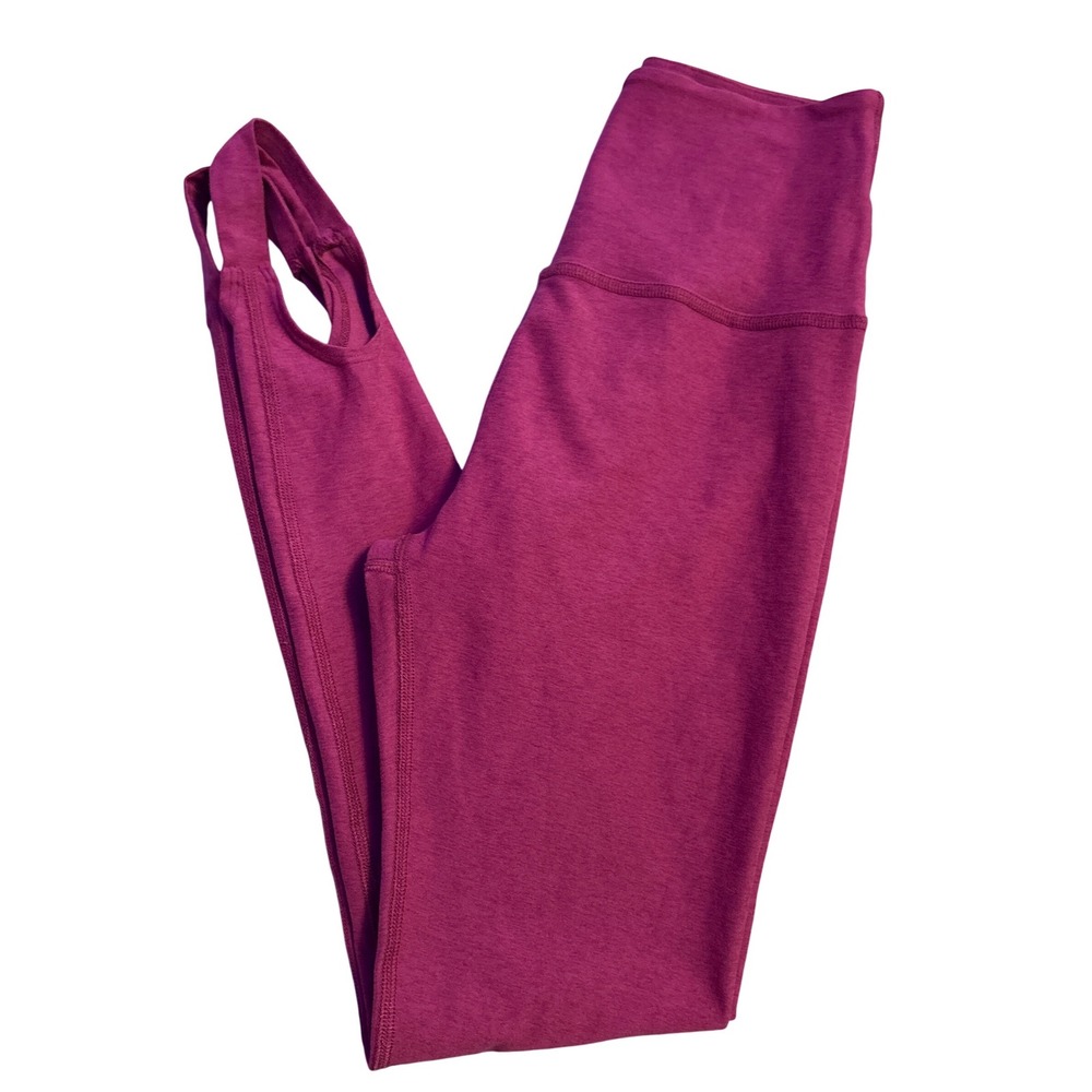 Beyond Yoga Women's Fuchsia Stirrup Leggings High Rise Yoga Pants Size Medium